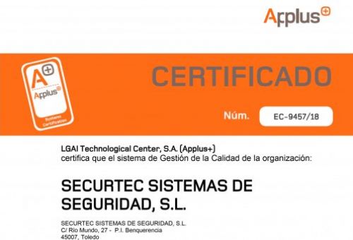 Acreditaciones de Securtec